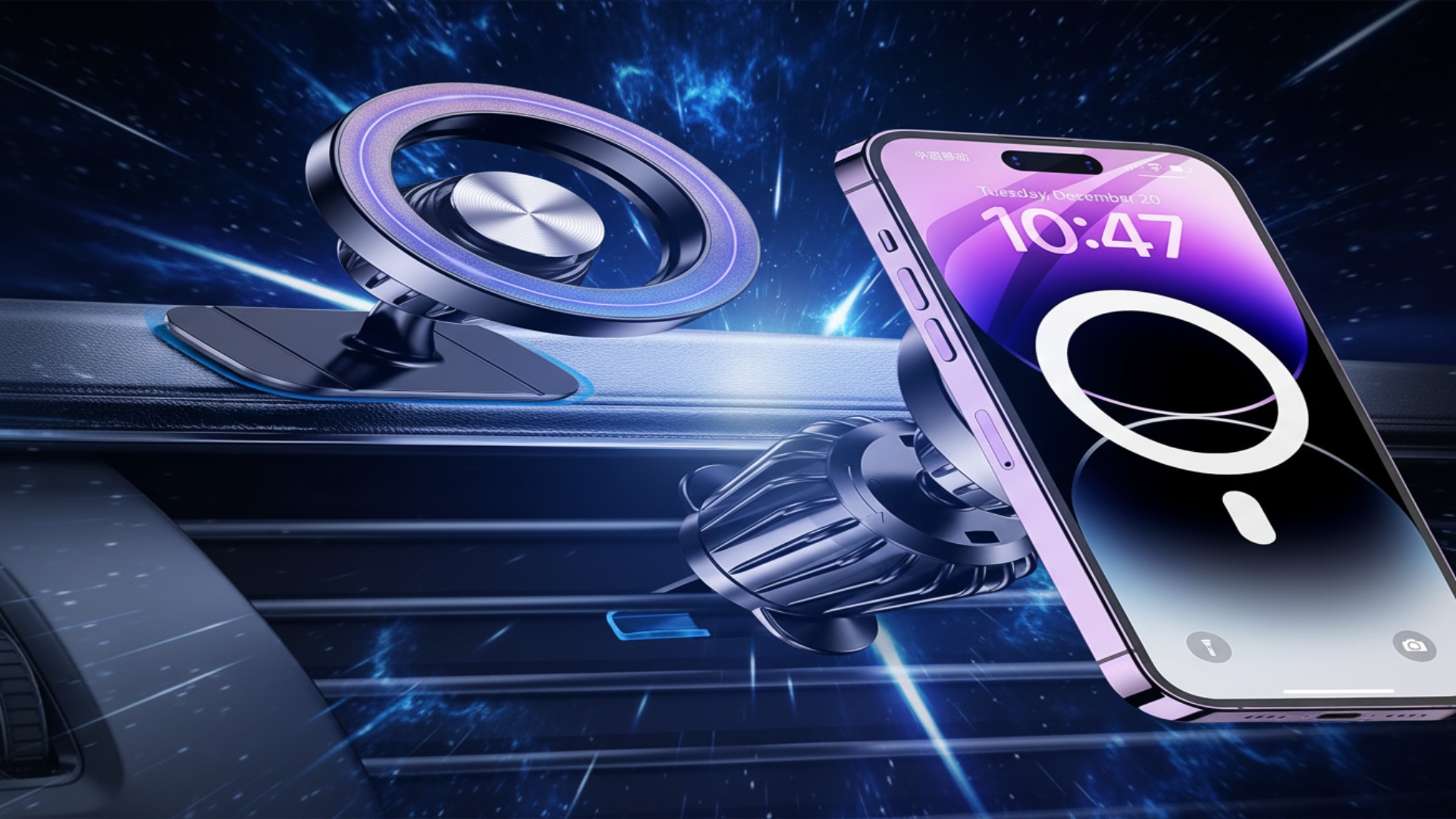 LISEN MagSafe Car Mount Review: The Strongest 20-Magnet Dashboard Holder